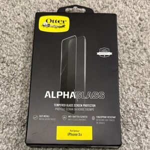 OtterBox Alpha Glass Screen Protector for iPhone XR - Black